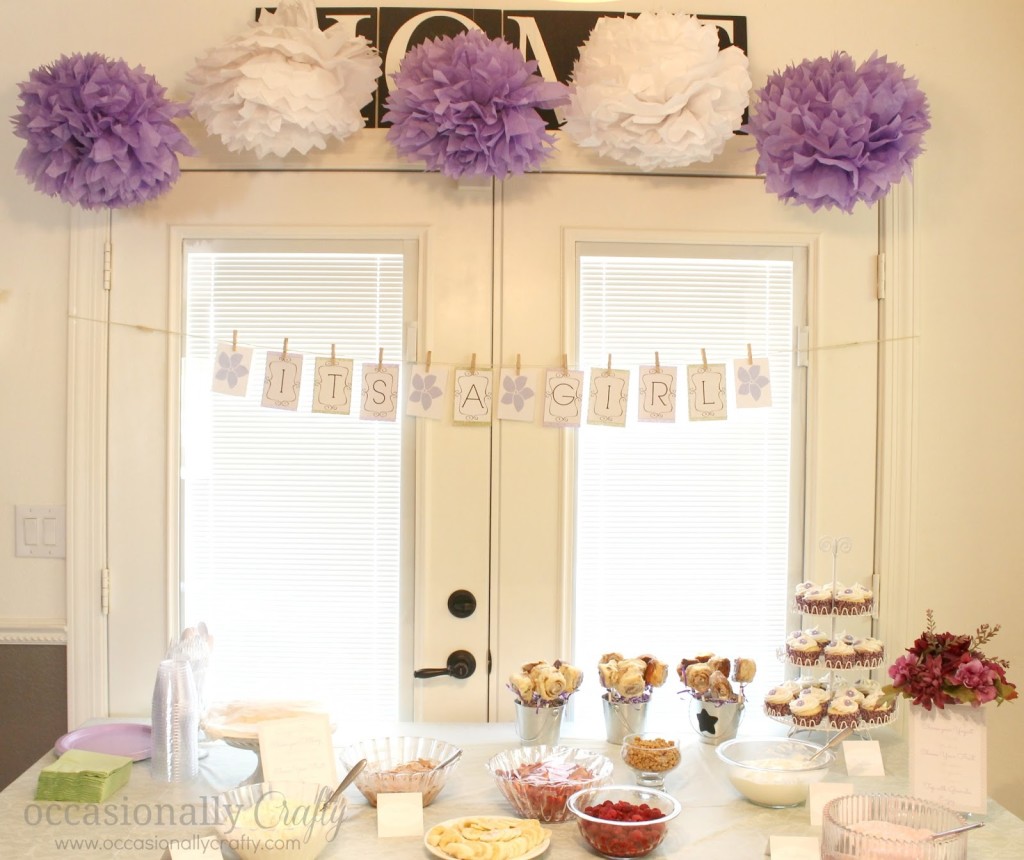 Baby Shower Buffet Table